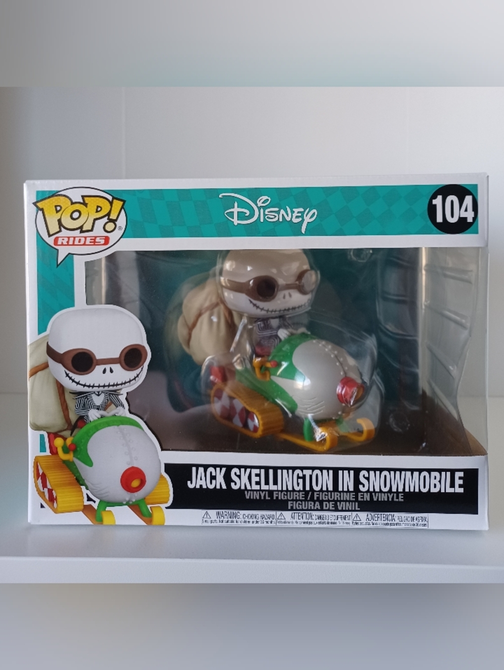 Disney Jack‎ Skellington In Snowmobile 104 Nightmare Before Christmas Funko Pop
